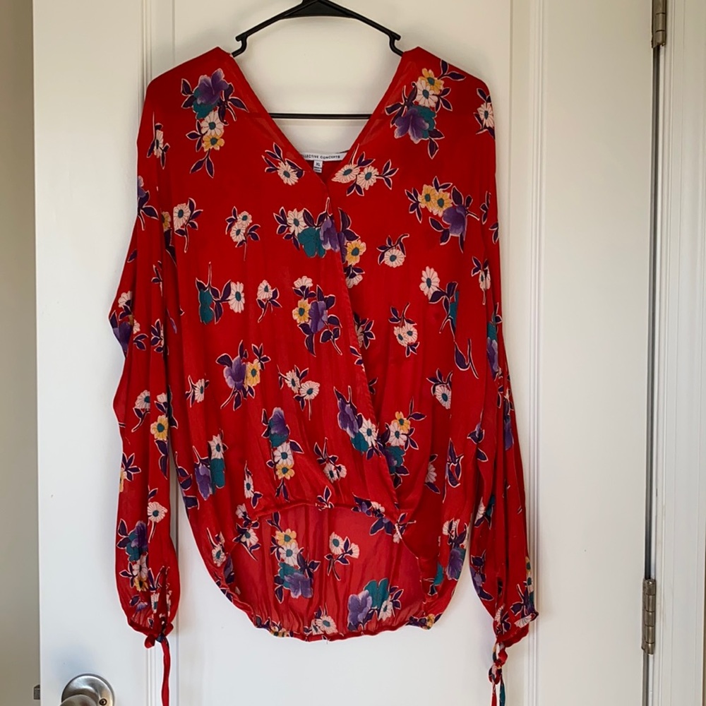 Cute scrunchy blouse